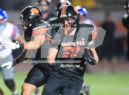 Thumbnail 1 in San Marcos vs South Pasadena (CIF SS Div 11 Rnd 1 Playoff) photogallery.