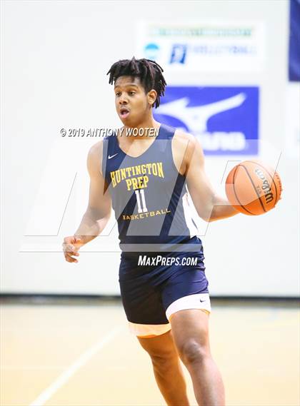 Thumbnail 3 in Huntington St. Joseph Prep vs. Word of God Christian Academy (Hoops and Dreams Showcase) photogallery.