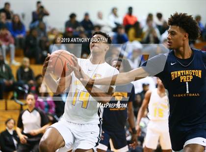 Thumbnail 2 in Huntington St. Joseph Prep vs. Word of God Christian Academy (Hoops and Dreams Showcase) photogallery.