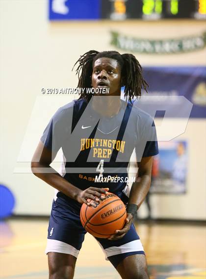 Thumbnail 3 in Huntington St. Joseph Prep vs. Word of God Christian Academy (Hoops and Dreams Showcase) photogallery.