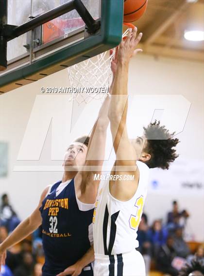 Thumbnail 3 in Huntington St. Joseph Prep vs. Word of God Christian Academy (Hoops and Dreams Showcase) photogallery.