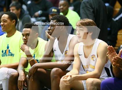 Thumbnail 1 in Huntington St. Joseph Prep vs. Word of God Christian Academy (Hoops and Dreams Showcase) photogallery.