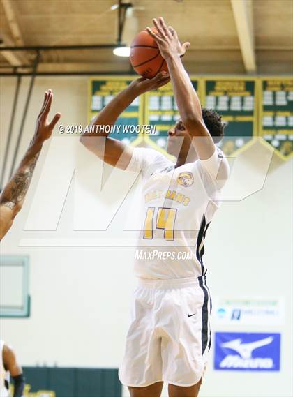 Thumbnail 2 in Huntington St. Joseph Prep vs. Word of God Christian Academy (Hoops and Dreams Showcase) photogallery.