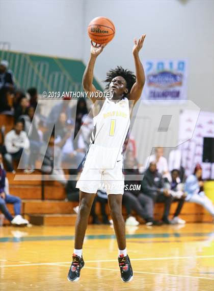 Thumbnail 2 in Huntington St. Joseph Prep vs. Word of God Christian Academy (Hoops and Dreams Showcase) photogallery.