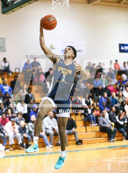 Thumbnail 1 in Huntington St. Joseph Prep vs. Word of God Christian Academy (Hoops and Dreams Showcase) photogallery.