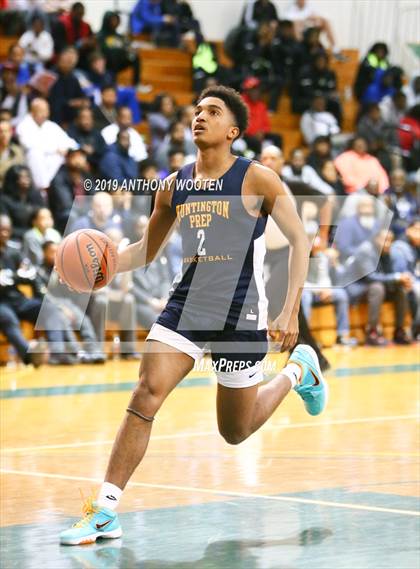Thumbnail 3 in Huntington St. Joseph Prep vs. Word of God Christian Academy (Hoops and Dreams Showcase) photogallery.