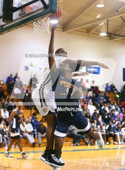 Thumbnail 2 in Huntington St. Joseph Prep vs. Word of God Christian Academy (Hoops and Dreams Showcase) photogallery.