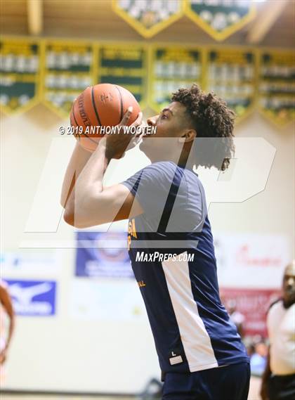 Thumbnail 1 in Huntington St. Joseph Prep vs. Word of God Christian Academy (Hoops and Dreams Showcase) photogallery.
