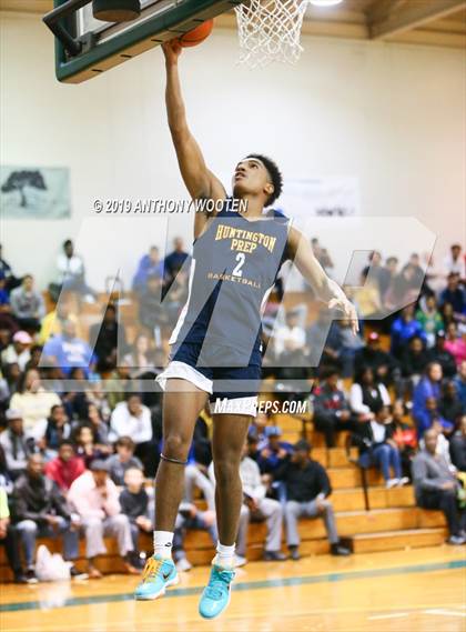 Thumbnail 2 in Huntington St. Joseph Prep vs. Word of God Christian Academy (Hoops and Dreams Showcase) photogallery.