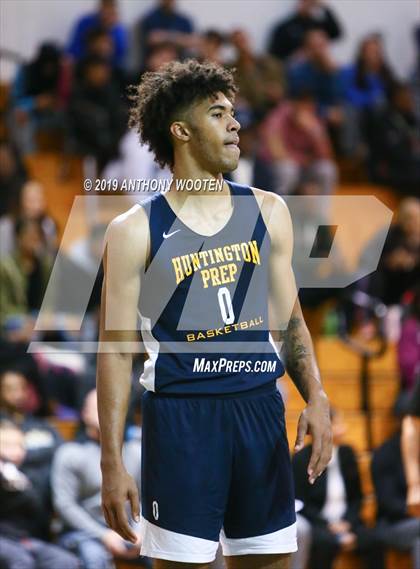 Thumbnail 2 in Huntington St. Joseph Prep vs. Word of God Christian Academy (Hoops and Dreams Showcase) photogallery.