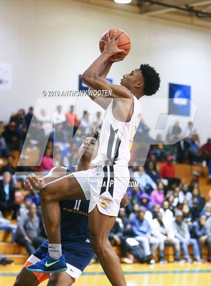 Thumbnail 3 in Huntington St. Joseph Prep vs. Word of God Christian Academy (Hoops and Dreams Showcase) photogallery.