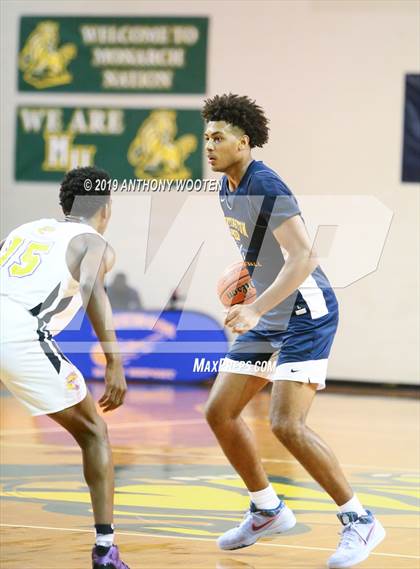 Thumbnail 2 in Huntington St. Joseph Prep vs. Word of God Christian Academy (Hoops and Dreams Showcase) photogallery.