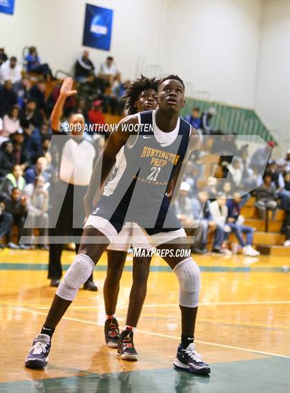 Thumbnail 1 in Huntington St. Joseph Prep vs. Word of God Christian Academy (Hoops and Dreams Showcase) photogallery.