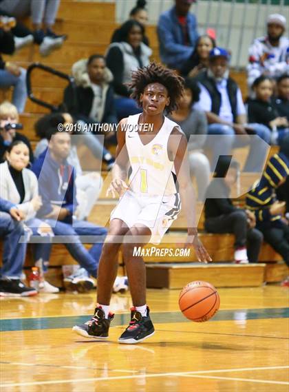Thumbnail 3 in Huntington St. Joseph Prep vs. Word of God Christian Academy (Hoops and Dreams Showcase) photogallery.