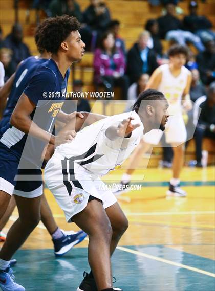 Thumbnail 2 in Huntington St. Joseph Prep vs. Word of God Christian Academy (Hoops and Dreams Showcase) photogallery.