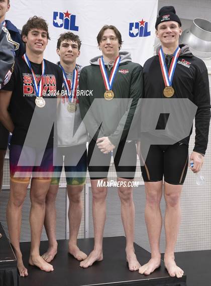 Thumbnail 3 in UIL 6A Swimming & Diving Finals photogallery.