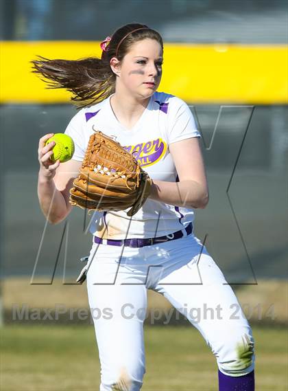 Thumbnail 3 in Centennial vs Sanger (LCS/Argyle Softball Tournament) photogallery.