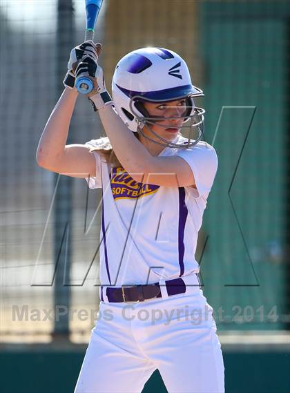 Thumbnail 2 in Centennial vs Sanger (LCS/Argyle Softball Tournament) photogallery.
