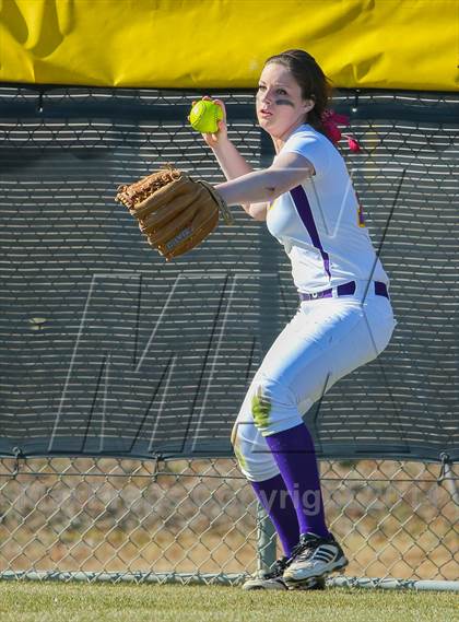 Thumbnail 1 in Centennial vs Sanger (LCS/Argyle Softball Tournament) photogallery.