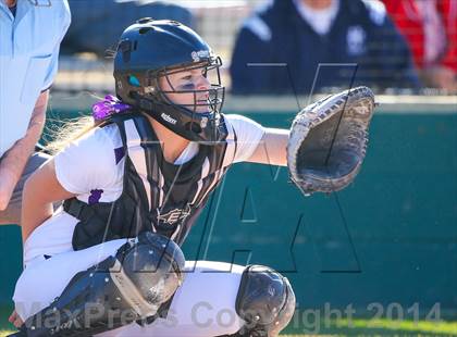 Thumbnail 2 in Centennial vs Sanger (LCS/Argyle Softball Tournament) photogallery.