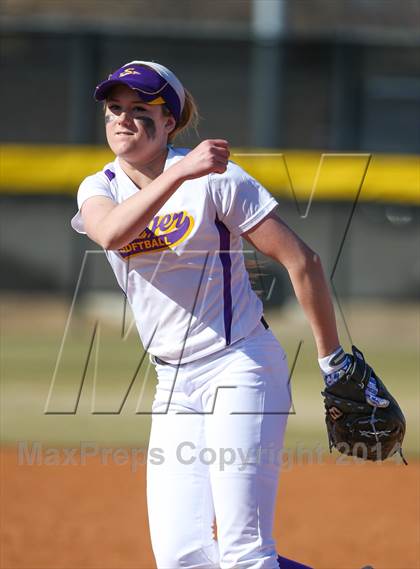 Thumbnail 2 in Centennial vs Sanger (LCS/Argyle Softball Tournament) photogallery.