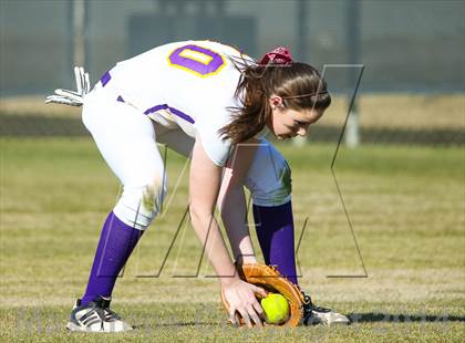 Thumbnail 2 in Centennial vs Sanger (LCS/Argyle Softball Tournament) photogallery.
