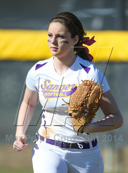 Thumbnail 2 in Centennial vs Sanger (LCS/Argyle Softball Tournament) photogallery.