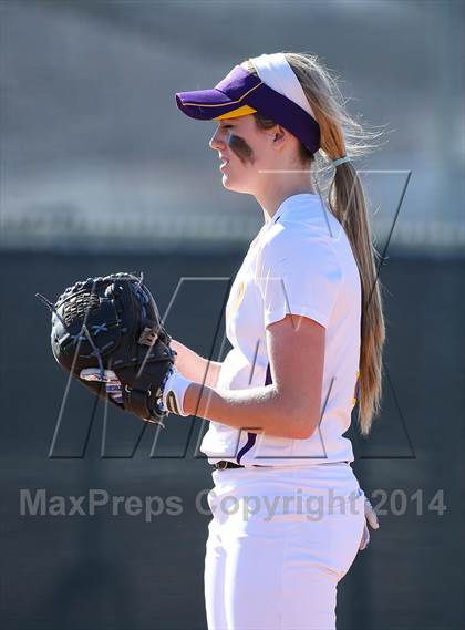 Thumbnail 3 in Centennial vs Sanger (LCS/Argyle Softball Tournament) photogallery.
