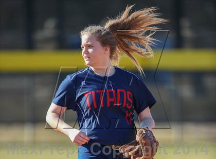 Thumbnail 3 in Centennial vs Sanger (LCS/Argyle Softball Tournament) photogallery.