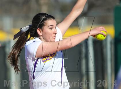 Thumbnail 2 in Centennial vs Sanger (LCS/Argyle Softball Tournament) photogallery.