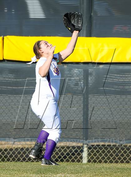 Thumbnail 3 in Centennial vs Sanger (LCS/Argyle Softball Tournament) photogallery.