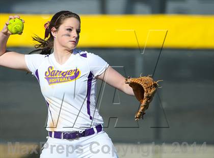 Thumbnail 3 in Centennial vs Sanger (LCS/Argyle Softball Tournament) photogallery.