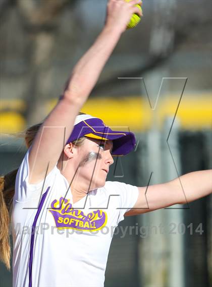 Thumbnail 1 in Centennial vs Sanger (LCS/Argyle Softball Tournament) photogallery.