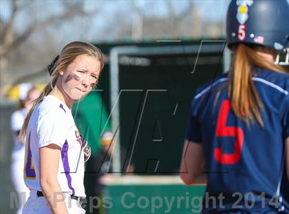 Thumbnail 2 in Centennial vs Sanger (LCS/Argyle Softball Tournament) photogallery.