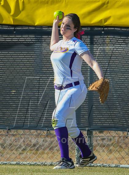 Thumbnail 2 in Centennial vs Sanger (LCS/Argyle Softball Tournament) photogallery.