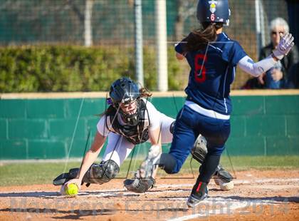 Thumbnail 3 in Centennial vs Sanger (LCS/Argyle Softball Tournament) photogallery.