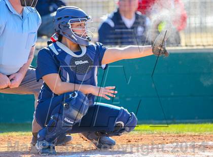 Thumbnail 2 in Centennial vs Sanger (LCS/Argyle Softball Tournament) photogallery.