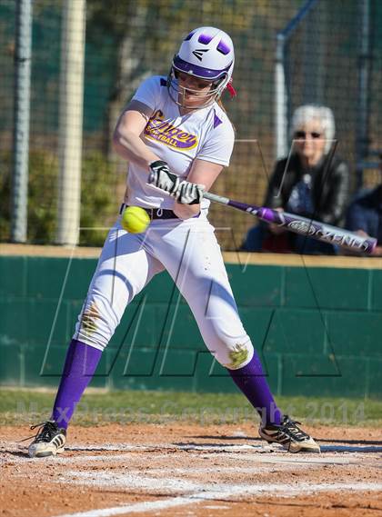 Thumbnail 3 in Centennial vs Sanger (LCS/Argyle Softball Tournament) photogallery.