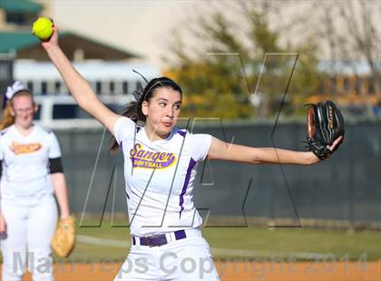 Thumbnail 1 in Centennial vs Sanger (LCS/Argyle Softball Tournament) photogallery.