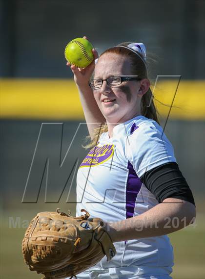 Thumbnail 3 in Centennial vs Sanger (LCS/Argyle Softball Tournament) photogallery.
