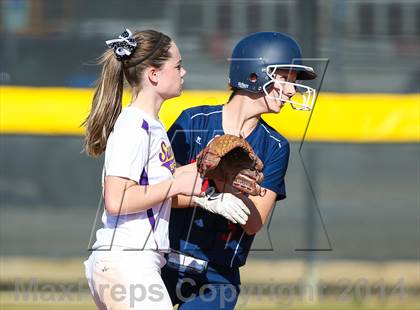 Thumbnail 3 in Centennial vs Sanger (LCS/Argyle Softball Tournament) photogallery.