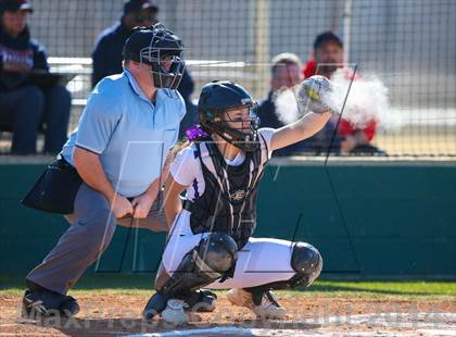 Thumbnail 2 in Centennial vs Sanger (LCS/Argyle Softball Tournament) photogallery.