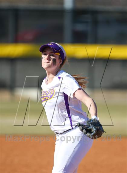 Thumbnail 3 in Centennial vs Sanger (LCS/Argyle Softball Tournament) photogallery.