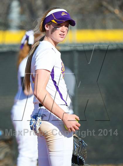 Thumbnail 1 in Centennial vs Sanger (LCS/Argyle Softball Tournament) photogallery.