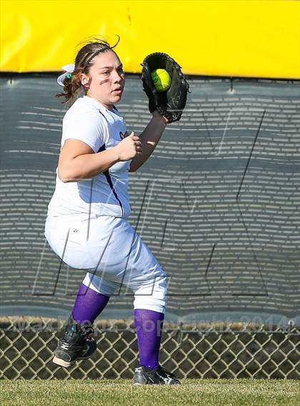 Thumbnail 3 in Centennial vs Sanger (LCS/Argyle Softball Tournament) photogallery.