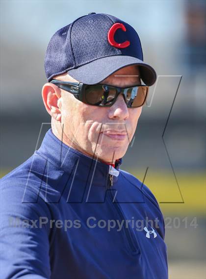Thumbnail 3 in Centennial vs Sanger (LCS/Argyle Softball Tournament) photogallery.