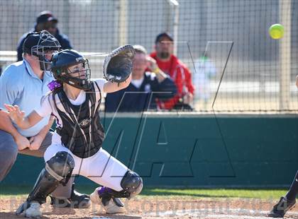 Thumbnail 2 in Centennial vs Sanger (LCS/Argyle Softball Tournament) photogallery.