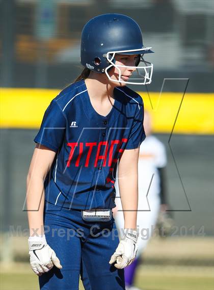 Thumbnail 1 in Centennial vs Sanger (LCS/Argyle Softball Tournament) photogallery.