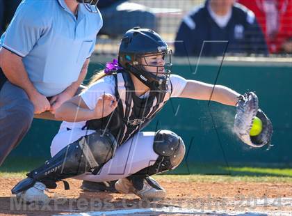 Thumbnail 3 in Centennial vs Sanger (LCS/Argyle Softball Tournament) photogallery.