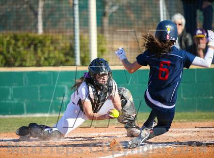 Thumbnail 2 in Centennial vs Sanger (LCS/Argyle Softball Tournament) photogallery.
